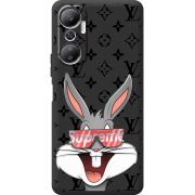 Черный чехол BoxFace Infinix Hot 20 4G looney bunny