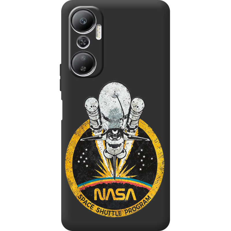 Черный чехол BoxFace Infinix Hot 20 4G NASA Spaceship