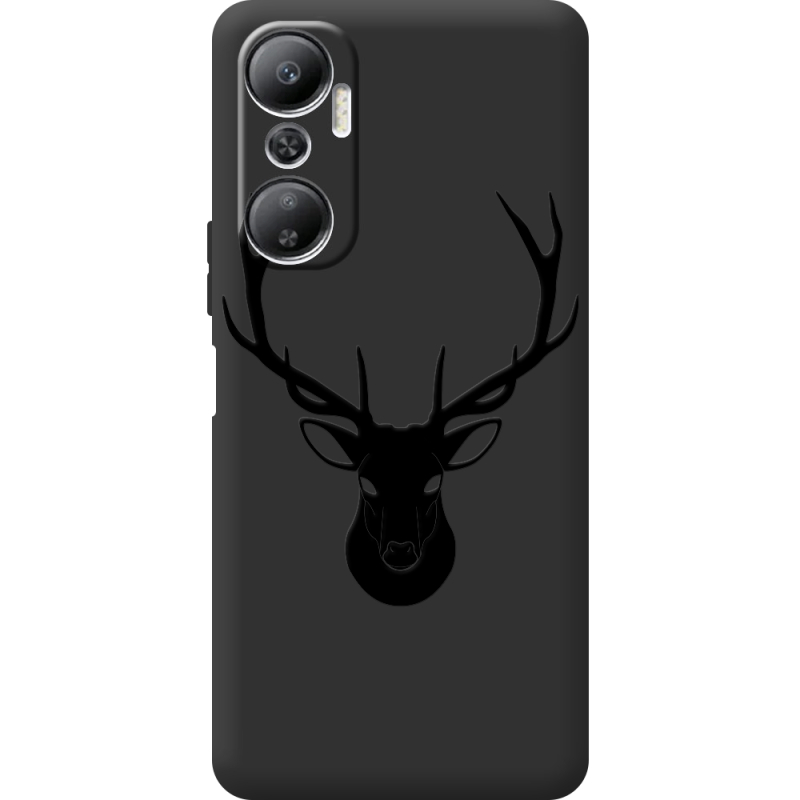 Черный чехол BoxFace Infinix Hot 20 4G Deer