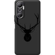 Черный чехол BoxFace Infinix Hot 20 4G Deer