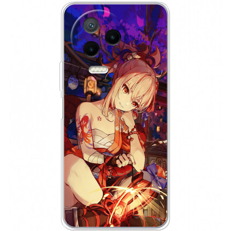 Чехол BoxFace Infinix Note 12 Pro 4G Genshin Ёимия с огоньком