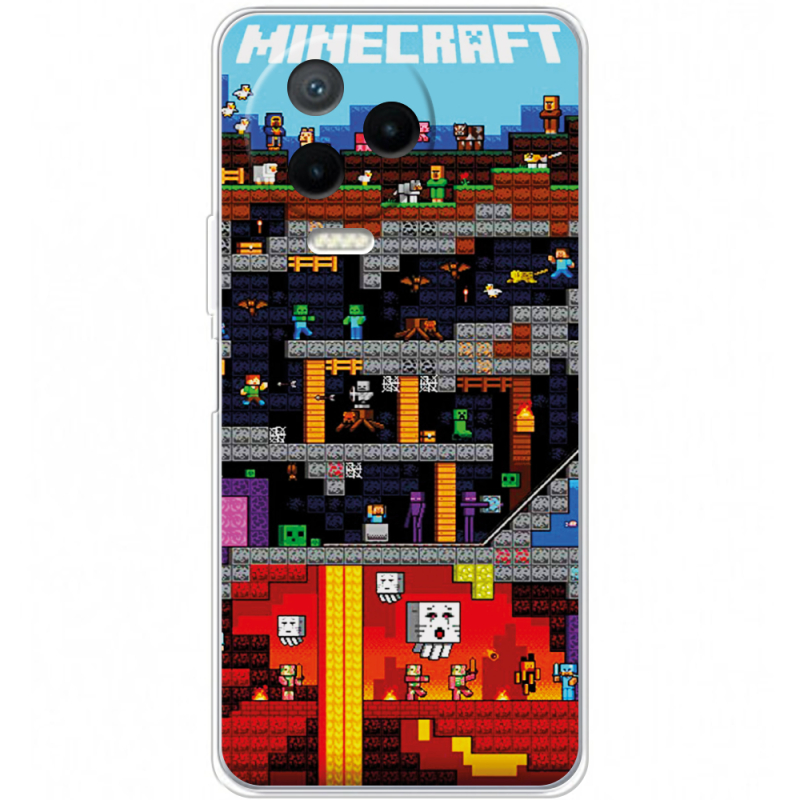 Чехол BoxFace Infinix Note 12 Pro 4G Minecraft Lode Runner