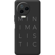 Черный чехол BoxFace Infinix Note 12 Pro 4G Minimalistic