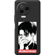 Черный чехол BoxFace Infinix Note 12 Pro 4G Attack On Titan - Ackerman