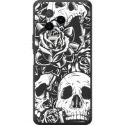 Черный чехол BoxFace Infinix Note 12 Pro 4G Skull and Roses