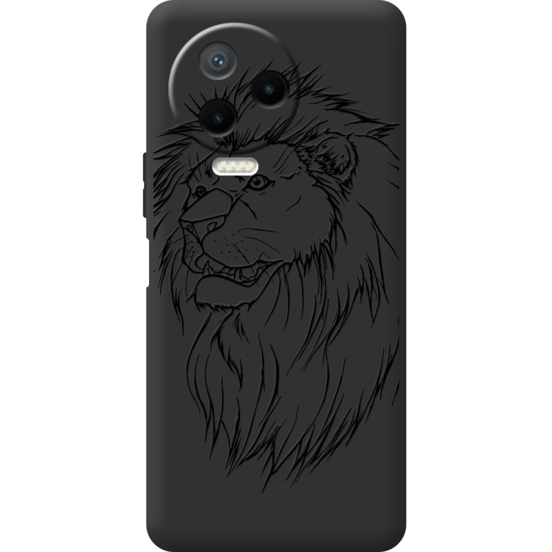 Черный чехол BoxFace Infinix Note 12 Pro 4G Lion