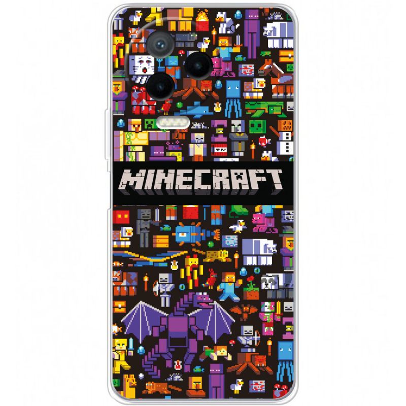 Чехол BoxFace Infinix Note 12 2023 Minecraft Mobbery