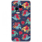 Чехол BoxFace Infinix Note 12 2023 Flying Elephants