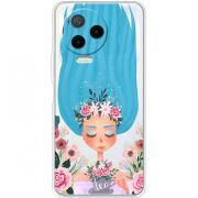 Прозрачный чехол BoxFace Infinix Note 12 2023 Blue Hair