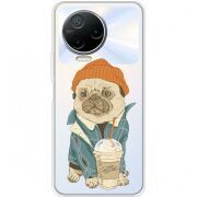 Прозрачный чехол BoxFace Infinix Note 12 2023 Dog Coffeeman