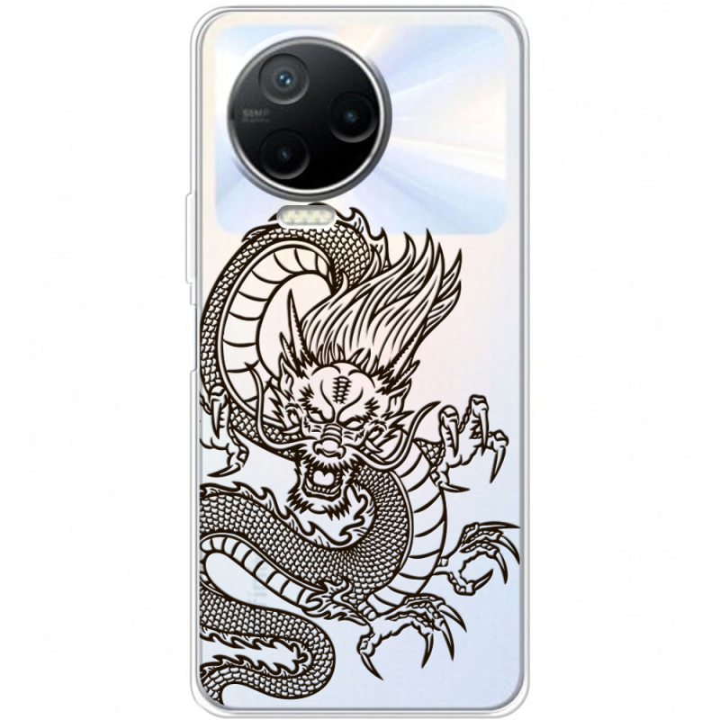 Прозрачный чехол BoxFace Infinix Note 12 2023 Chinese Dragon