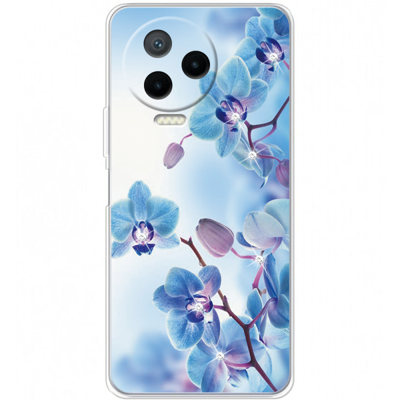 Чехол со стразами Infinix Note 12 2023 Orchids