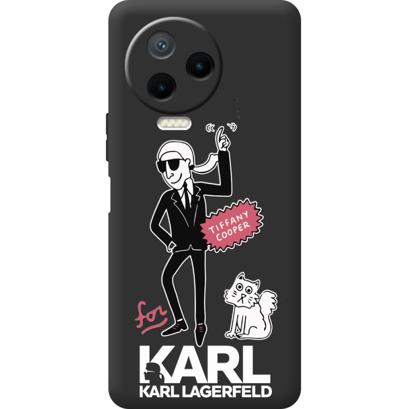 Черный чехол BoxFace Infinix Note 12 2023 For Karl