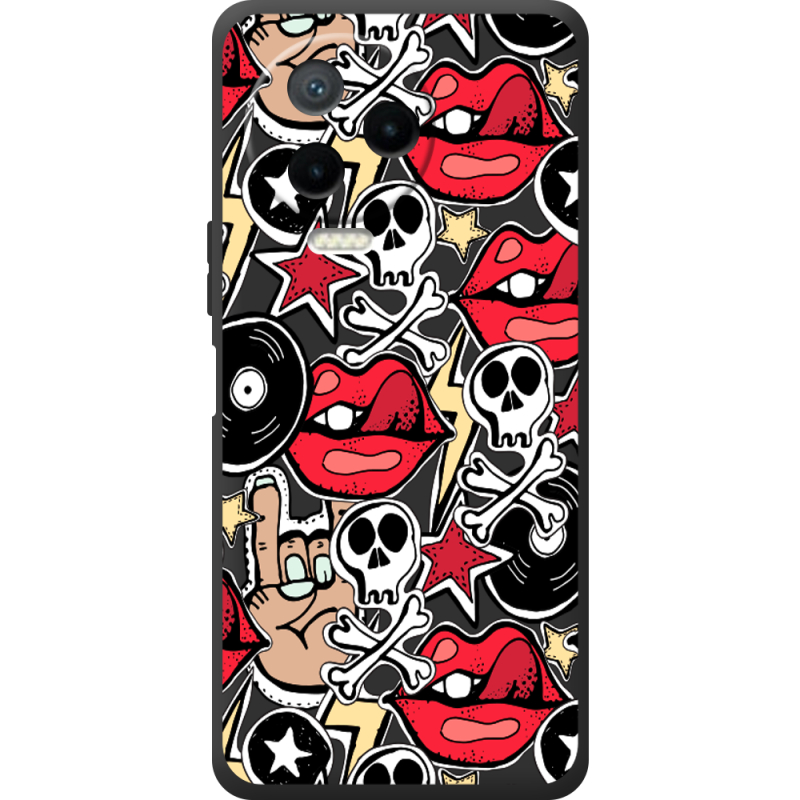 Черный чехол BoxFace Infinix Note 12 2023 Rock Graffiti