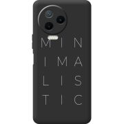 Черный чехол BoxFace Infinix Note 12 2023 Minimalistic