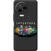 Черный чехол BoxFace Infinix Note 12 2023 Among Us Impostors