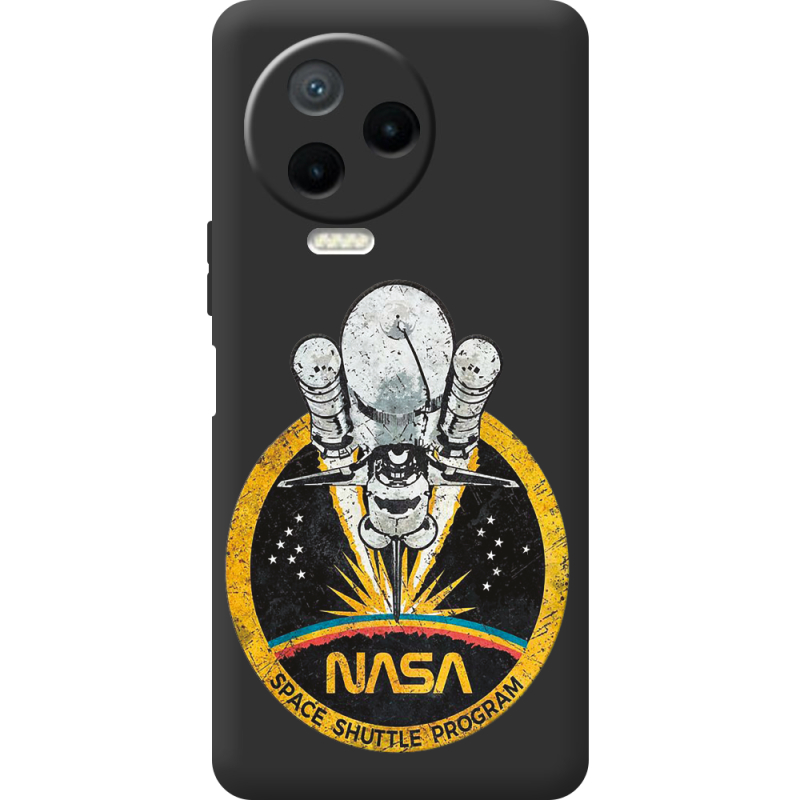 Черный чехол BoxFace Infinix Note 12 2023 NASA Spaceship