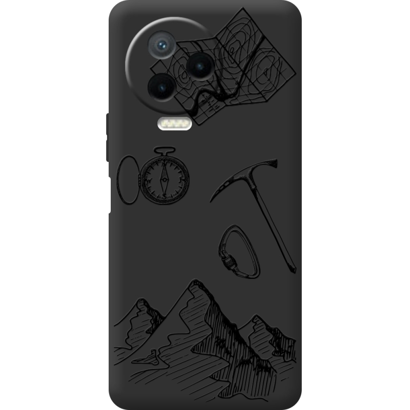 Черный чехол BoxFace Infinix Note 12 2023 Mountains