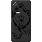 Черный чехол BoxFace Infinix Note 12 2023 Grizzly Bear