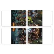 Магнитные фотопазлы 80 на 50 набор 4 штуки 