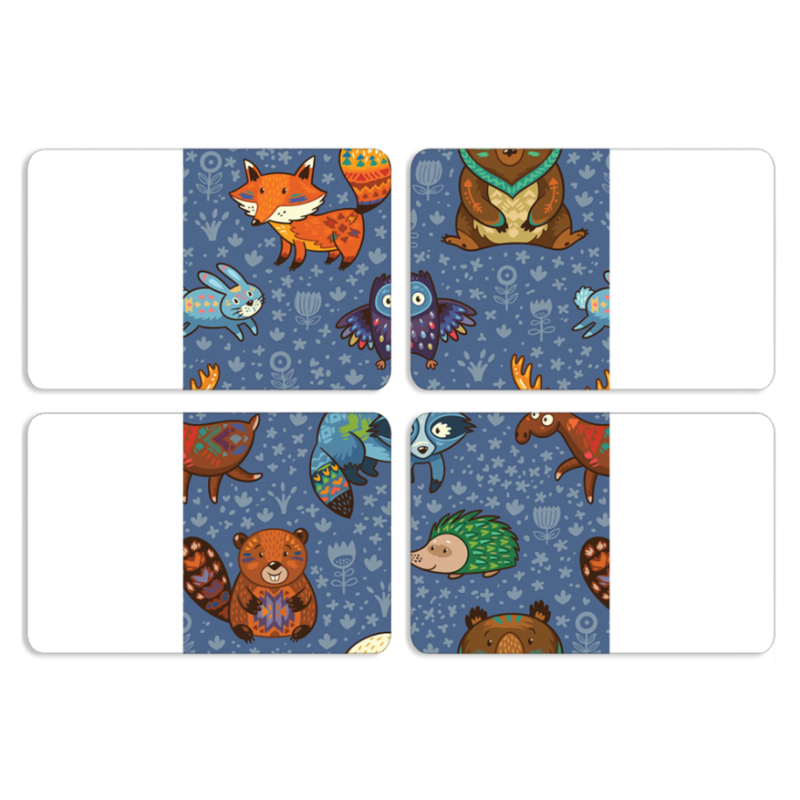 Магнитные фотопазлы 80 на 50 набор 4 штуки 