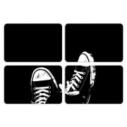 Магнитные фотопазлы 80 на 50 набор 4 штуки Black Sneakers