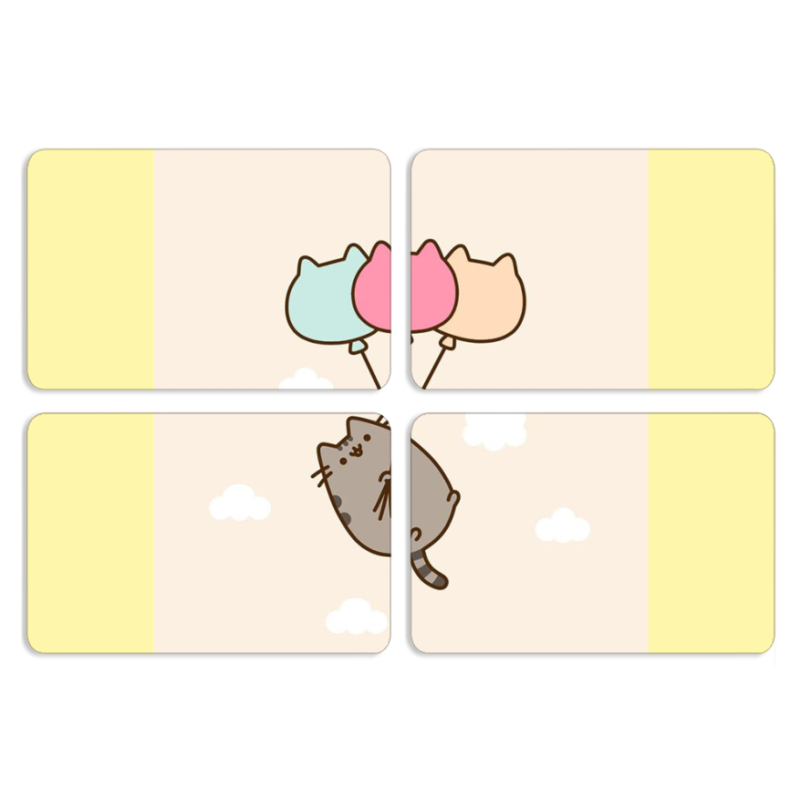 Магнитные фотопазлы 80 на 50 набор 4 штуки 