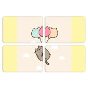 Магнитные фотопазлы 80 на 50 набор 4 штуки 