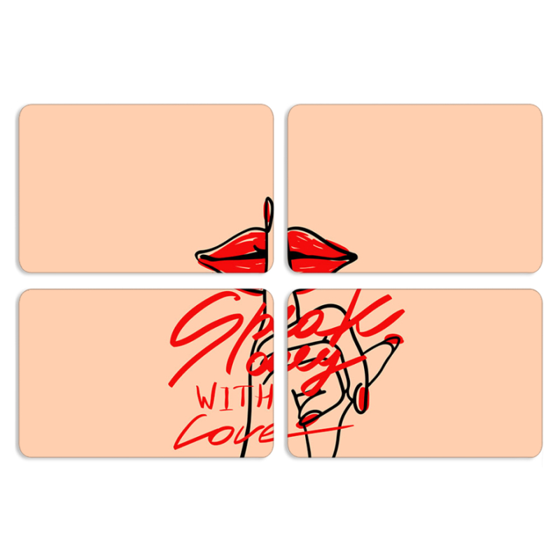 Магнитные фотопазлы 80 на 50 набор 4 штуки 