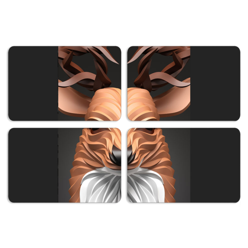 Магнитные фотопазлы 80 на 50 набор 4 штуки 