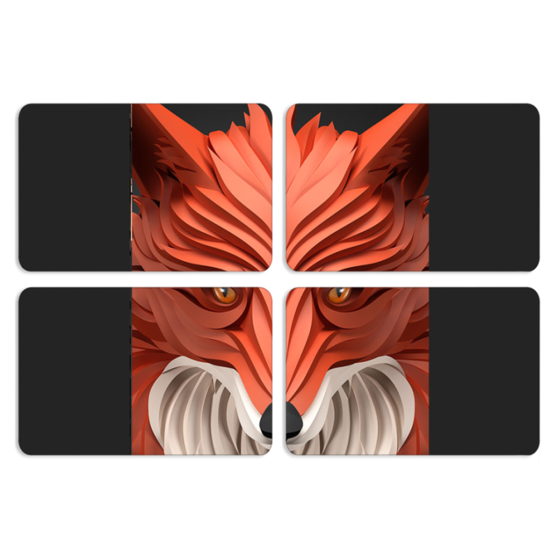 Магнитные фотопазлы 80 на 50 набор 4 штуки 