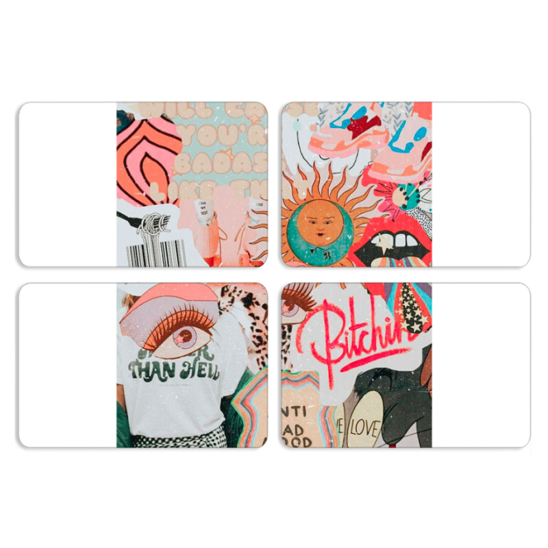 Магнитные фотопазлы 80 на 50 набор 4 штуки 