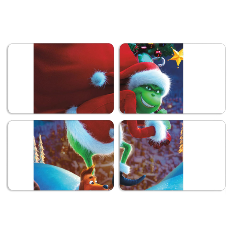 Магнитные фотопазлы 80 на 50 набор 4 штуки 