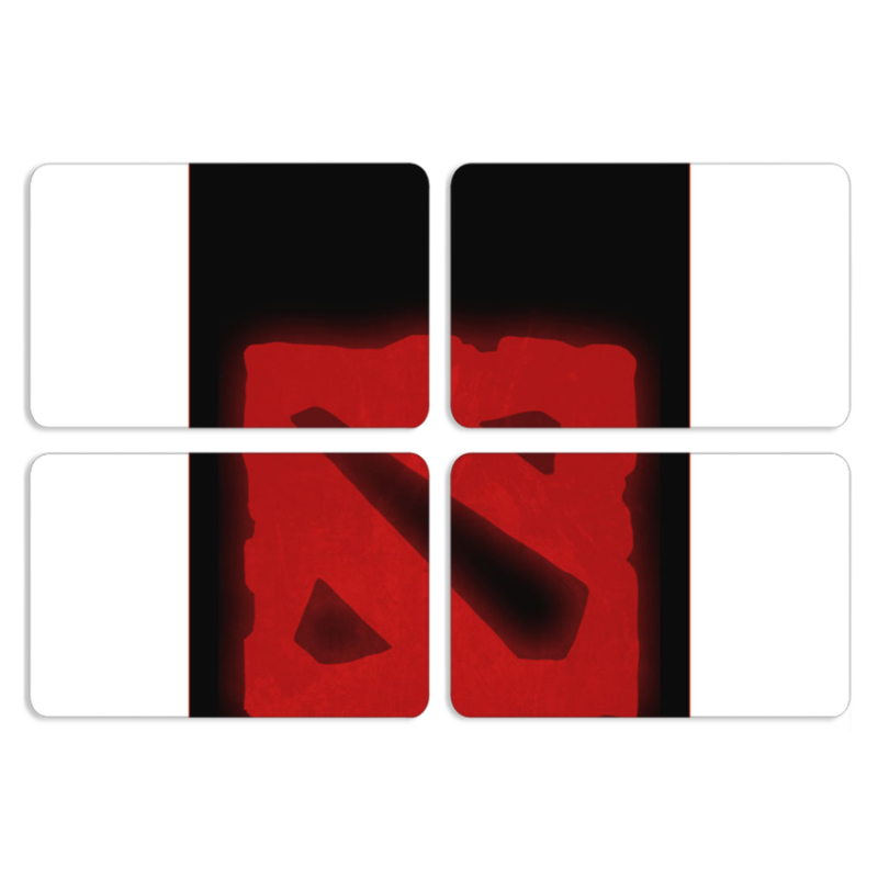 Магнитные фотопазлы 80 на 50 набор 4 штуки Dota 2