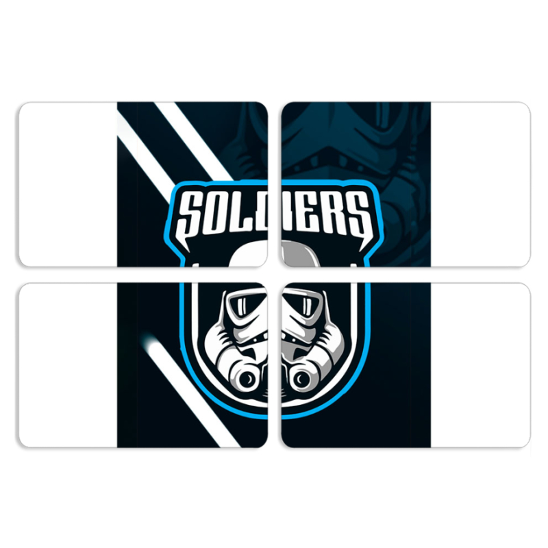 Магнитные фотопазлы 80 на 50 набор 4 штуки 