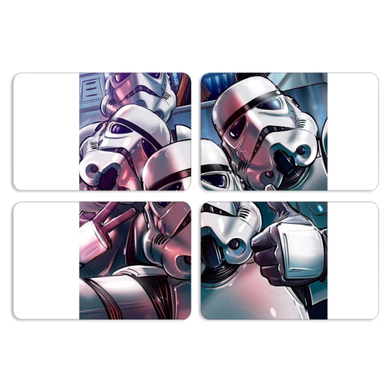 Магнитные фотопазлы 80 на 50 набор 4 штуки Stormtroopers