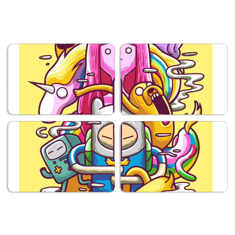 Магнитные фотопазлы 80 на 50 набор 4 штуки 