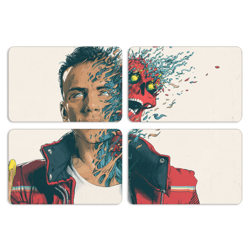 Магнитные фотопазлы 80 на 50 набор 4 штуки 