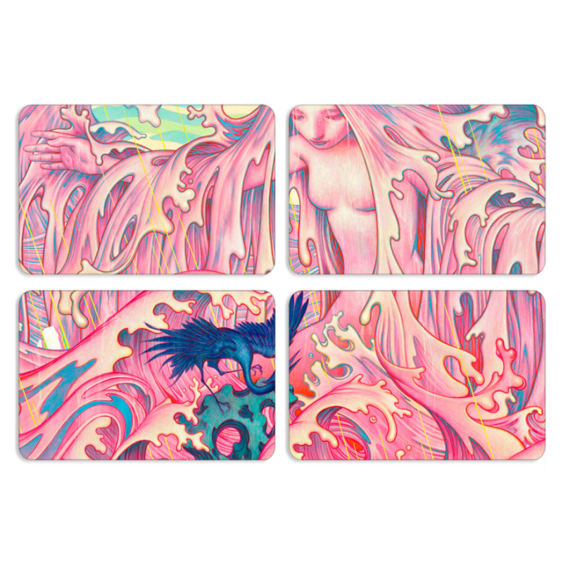 Магнитные фотопазлы 80 на 50 набор 4 штуки 