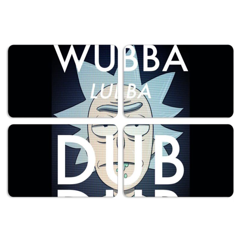 Магнитные фотопазлы 80 на 50 набор 4 штуки 