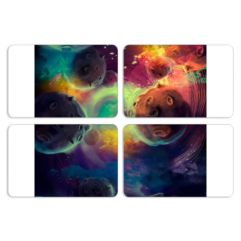 Магнитные фотопазлы 80 на 50 набор 4 штуки 