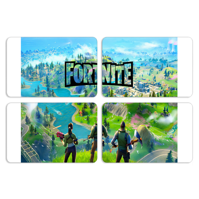 Магнитные фотопазлы 80 на 50 набор 4 штуки Fortnite