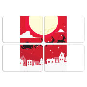 Магнитные фотопазлы 80 на 50 набор 4 штуки 