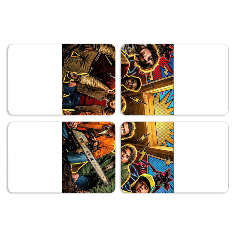 Магнитные фотопазлы 80 на 50 набор 4 штуки 