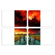 Магнитные фотопазлы 80 на 50 набор 4 штуки 