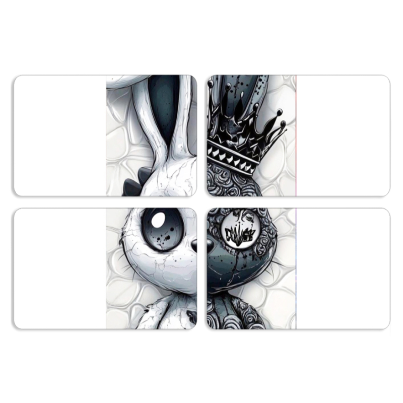 Магнитные фотопазлы 80 на 50 набор 4 штуки 