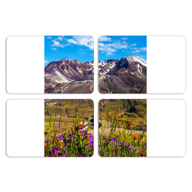 Магнитные фотопазлы 80 на 50 набор 4 штуки 