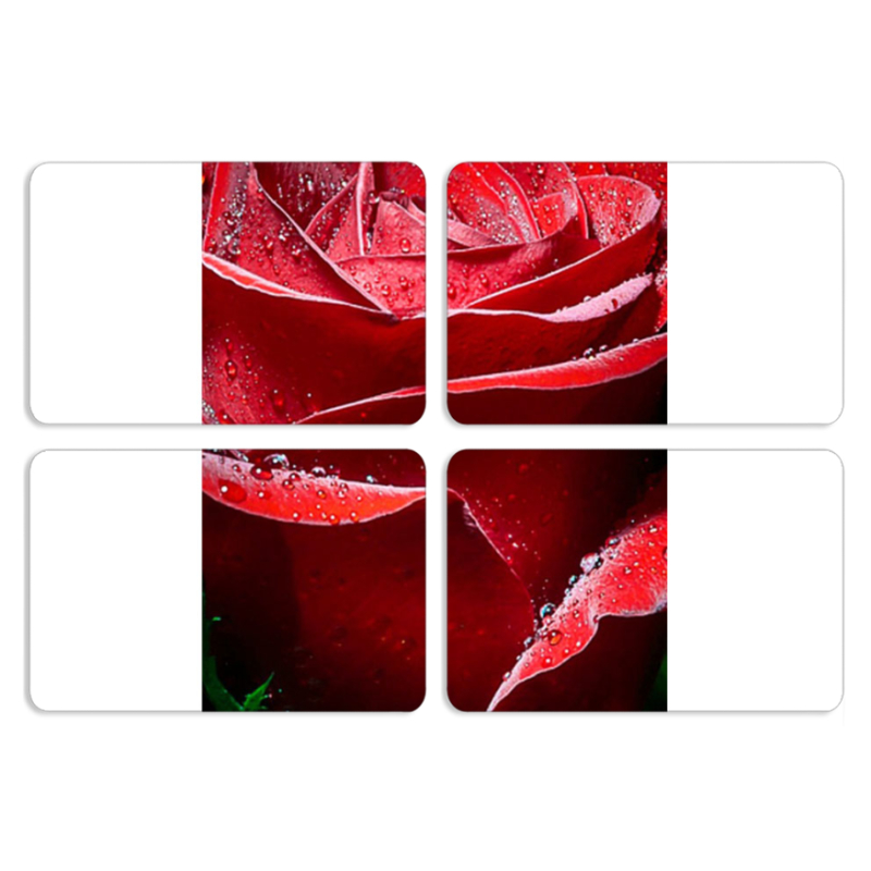 Магнитные фотопазлы 80 на 50 набор 4 штуки 