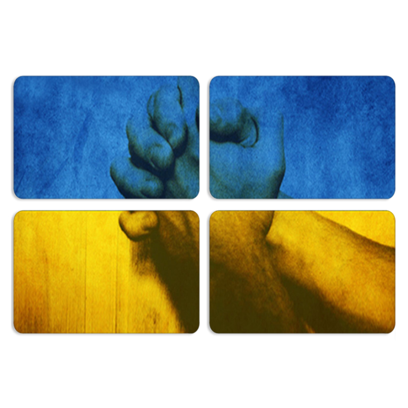 Магнитные фотопазлы 80 на 50 набор 4 штуки Handshake