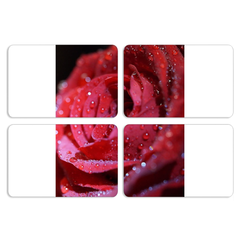 Магнитные фотопазлы 80 на 50 набор 4 штуки 